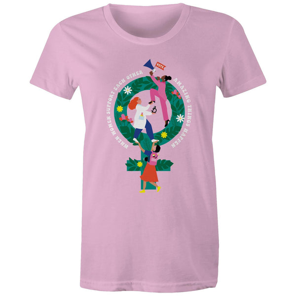 WOMEN SUPPORTING EACH OTHER - WOMEN'S TEE