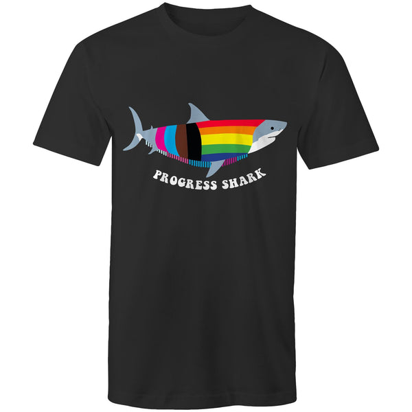 PROGRESS SHARK - Mens T-Shirt