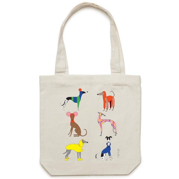 HOUNDS HOUNDS HOUNDS - Canvas Tote Bag
