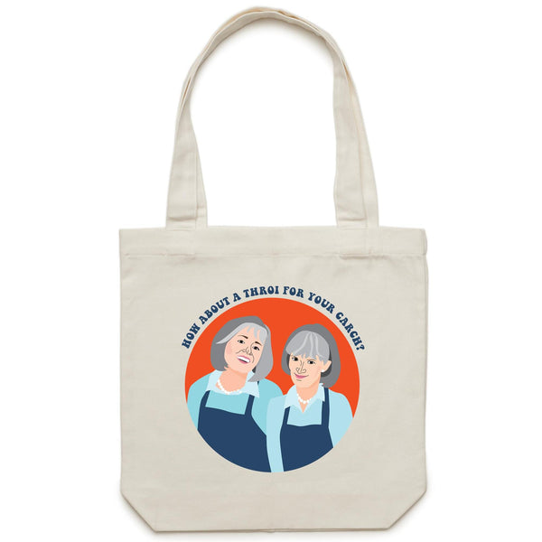 TRUDE AND PRUE - Canvas Tote Bag