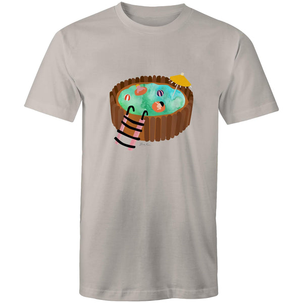 JELLY POOL CAKE GREY - MEN'S T-SHIRT