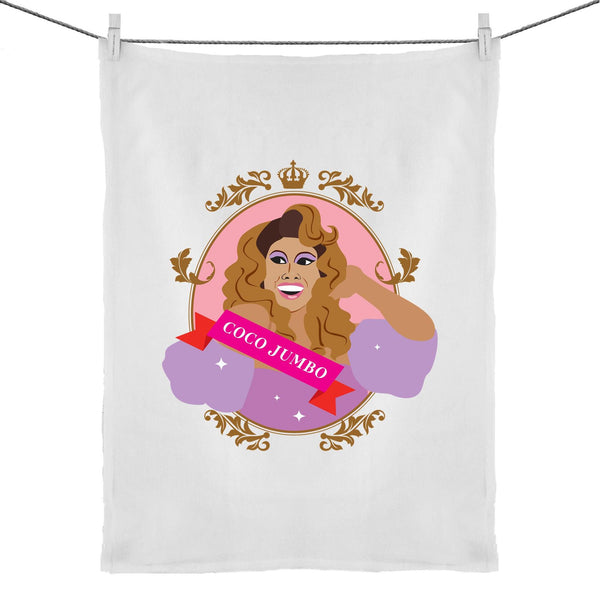 QUEEN COCO JUMBO - TEA TOWEL COLLECTORS EDITION