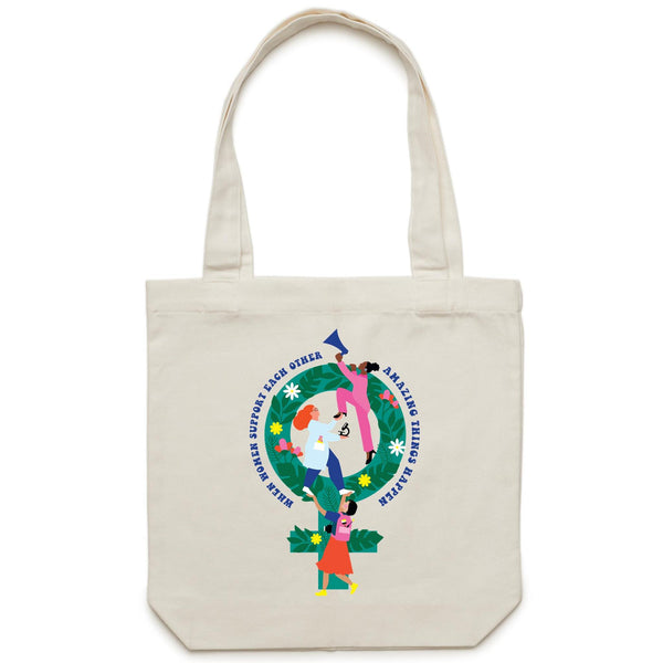 WOMEN SUPPORTING WOMEN - Canvas Tote Bag