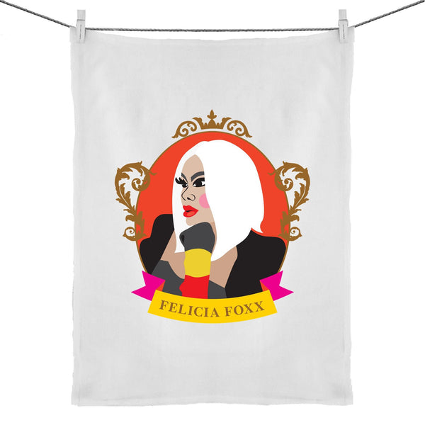 QUEEN FELICIA FOXX - TEA TOWEL COLLECTORS EDITION
