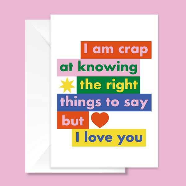 I LOVE YOU - CARD