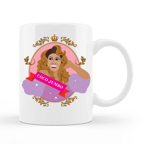 QUEEN COCO JUMBO - COLLECTORS EDITION MUG - FREE DELIVERY IN AUSTRALIA