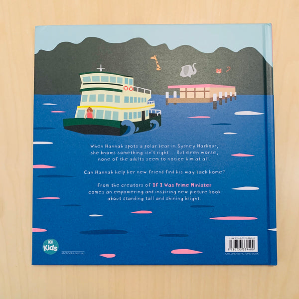 POLAR BEAR IN SYDNEY HARBOUR, SIGNED- PRE-ORDER FOR SHIPPING 10TH SEPT