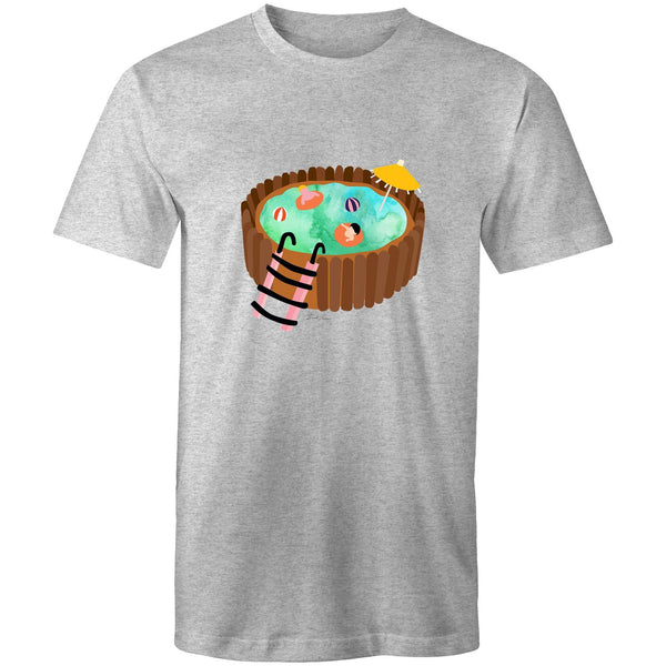 JELLY POOL CAKE GREY - MEN'S T-SHIRT