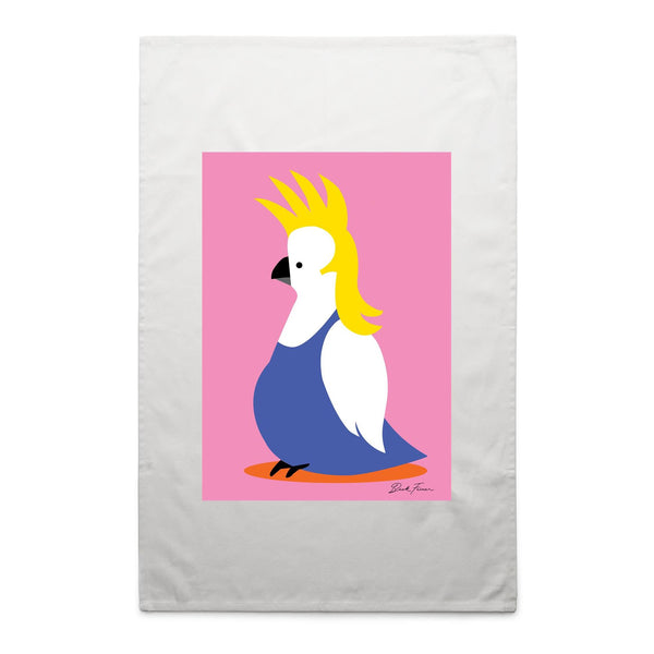 Cockatoo Tea Towel new