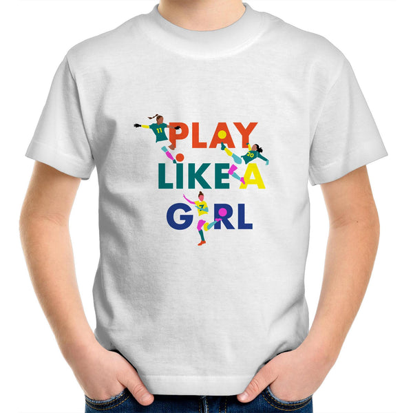 PLAY LIKE A GIRL - Kids Tee