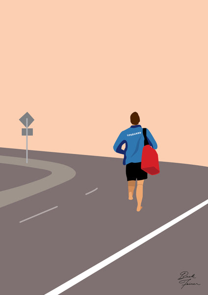 Bondi Lifeguard Print - Pre Order. Dispatched 15th of January 2026
