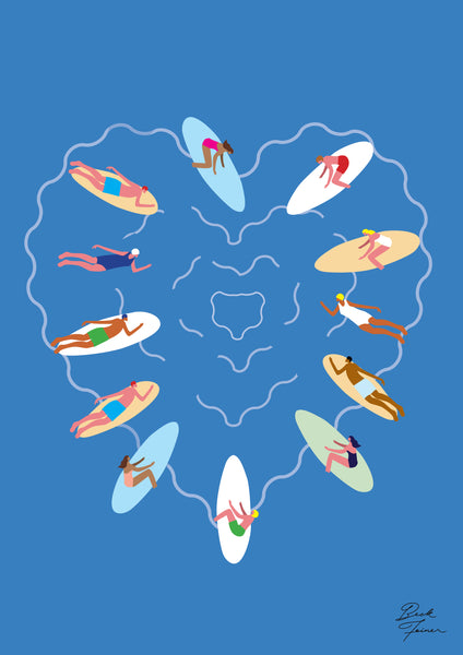 Ripple Love Effect Print - Pre Order. Dispatched 15th of January 2026