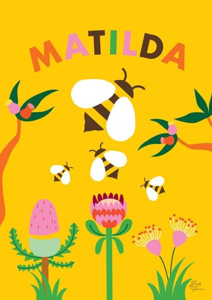 Matilda Print - Pre-Order now. Dispatched on the 15th of Jan 2026