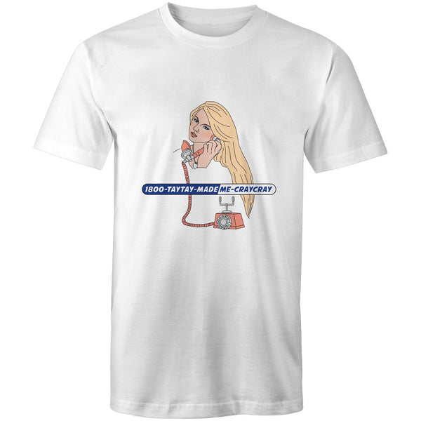 TAY TAY MADE ME CRAY CRAY - UNISEX Mens T-Shirt