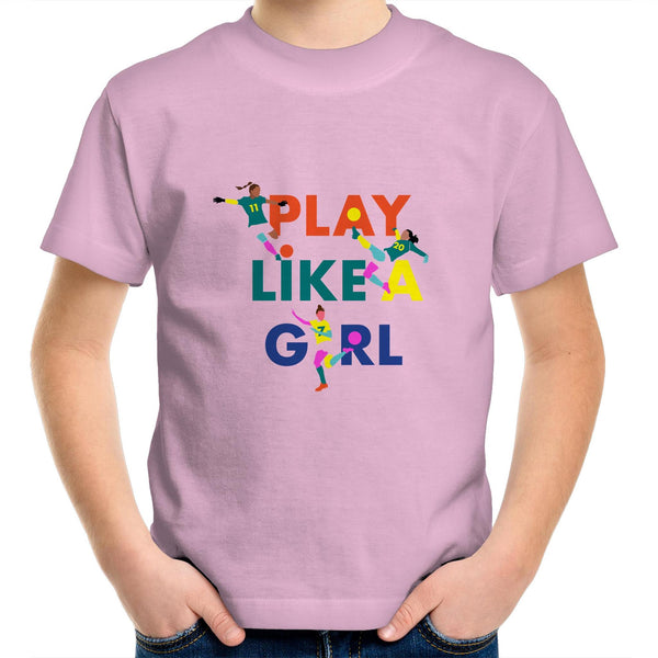 PLAY LIKE A GIRL - Kids Tee