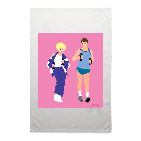 Kath and Kel Tea Towel