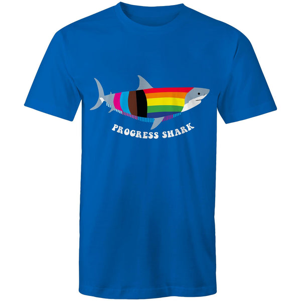 PROGRESS SHARK - Mens T-Shirt
