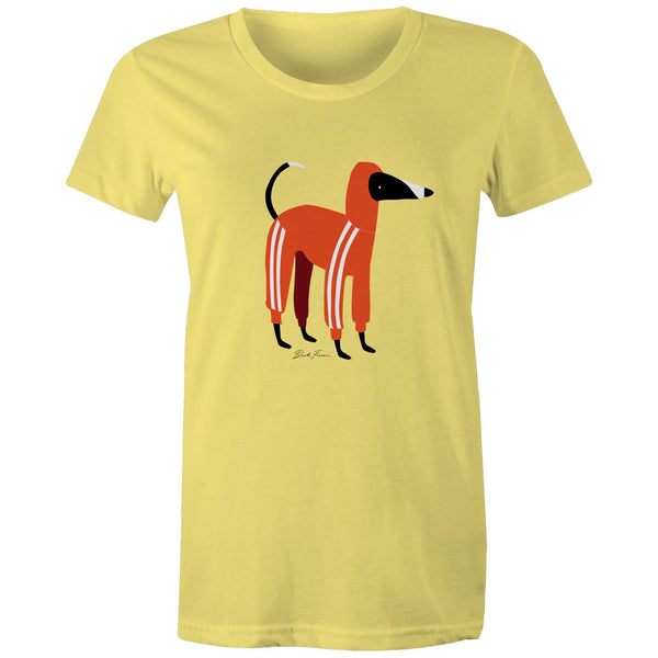 SPORTY HOUND - WOMEN'S T-SHIRT
