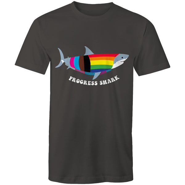 PROGRESS SHARK - Mens T-Shirt