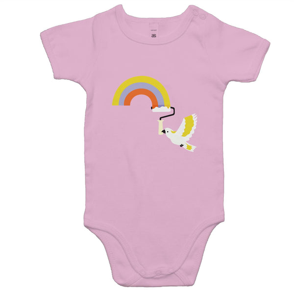 COCKATOO RAINBOW - Baby Onesie Romper
