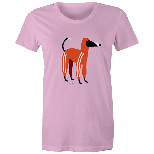 SPORTY HOUND - WOMEN'S T-SHIRT