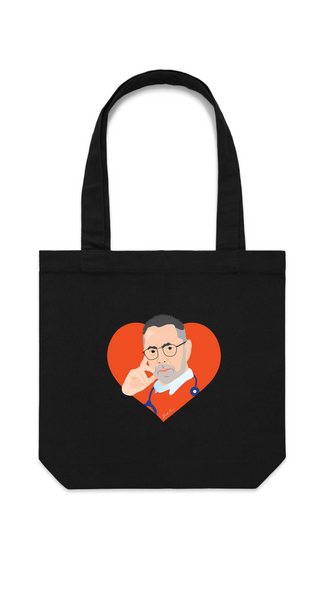 NORMAN SWAN LOVE - CANVAS TOTE BAG