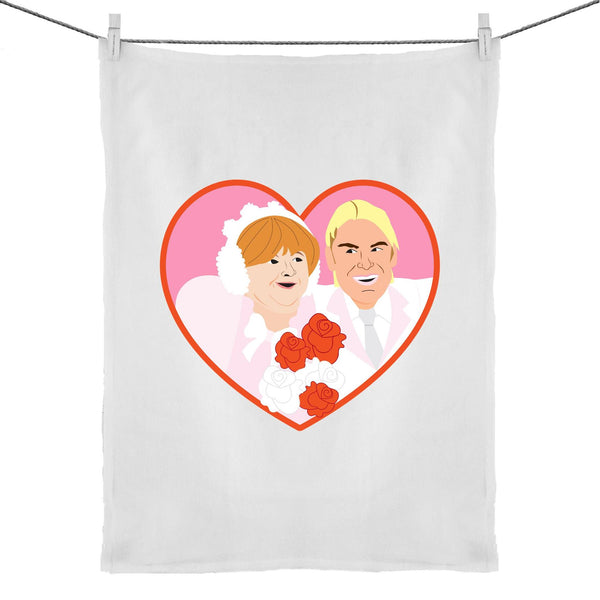 SHAZZA & SHANE TRUE LOVE- Tea Towel