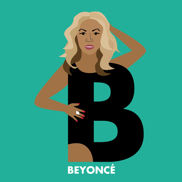 AMERICAN LEGENDS ALPHABET POSTER