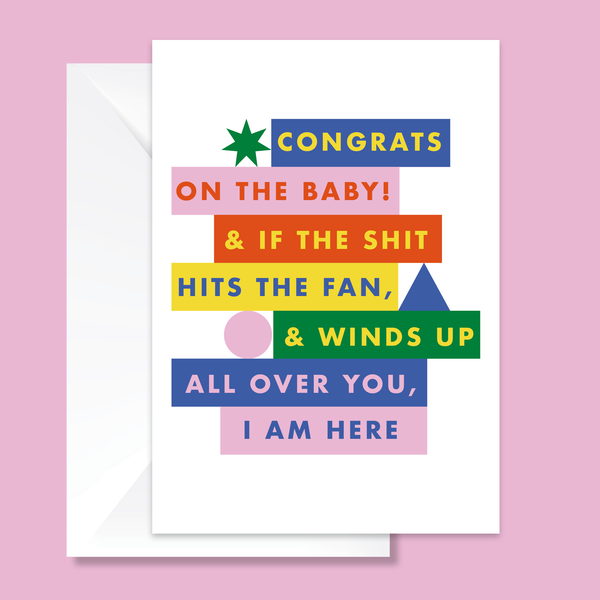 NEW BABY CARD (PRE-ORDER NOW & DISPATCHED ON 30th MARCH)