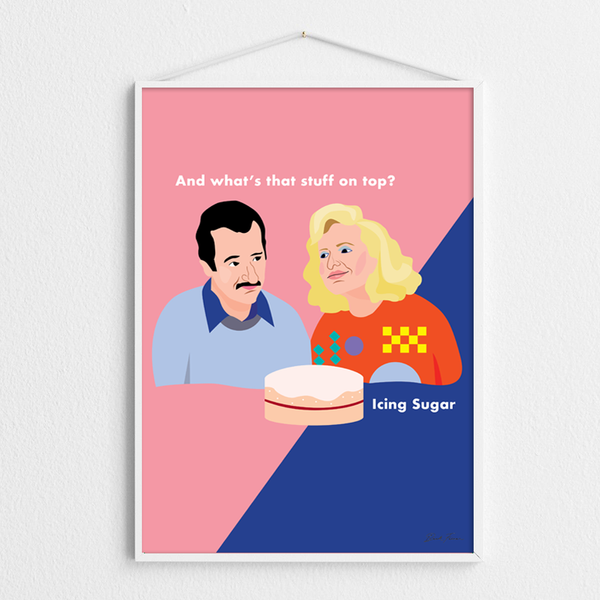THE CASTLE POWER COUPLE - A2 PRINT - FREE SHIPPING ANYWHERE IN AUSTRALIA