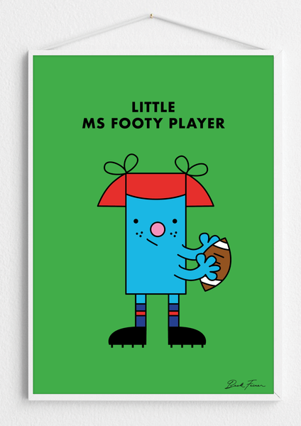 LITTLE MS FOOTY PLAYER
