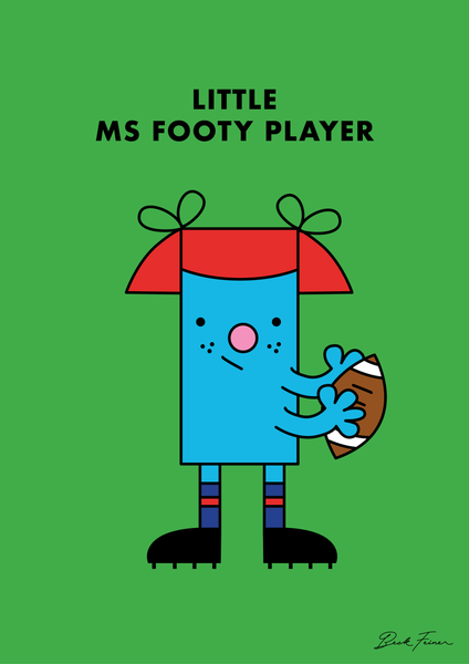 LITTLE MS FOOTY PLAYER