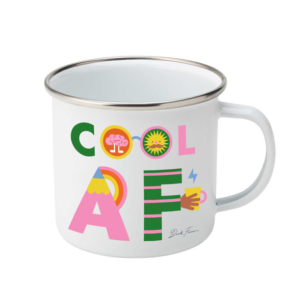COOL AF - Enamel Mug