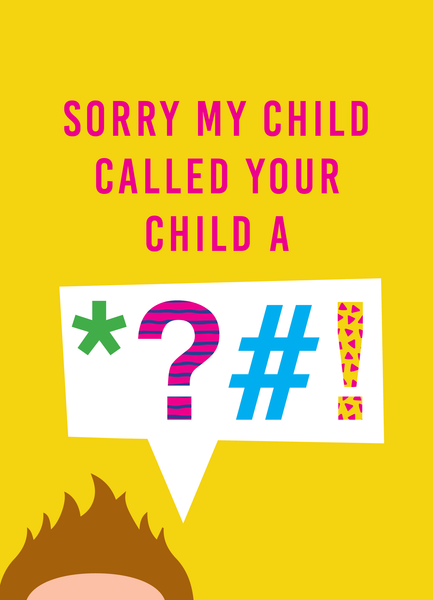 'SORRY MY CHILD ... '  CARD SET     (PRE-ORDER NOW)