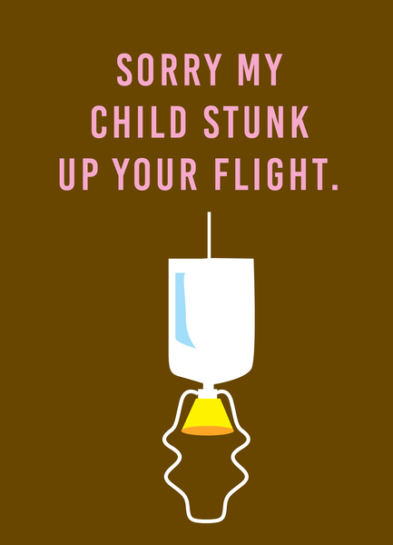 Sorry My Child Ruined Your Flight - Apology Cards (Pre-Order Now)