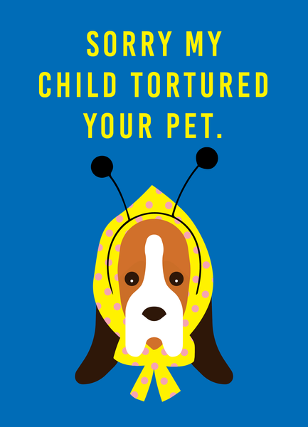 'SORRY MY CHILD ... '  CARD SET     (PRE-ORDER NOW)