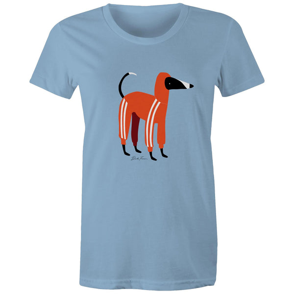 SPORTY HOUND - WOMEN'S T-SHIRT