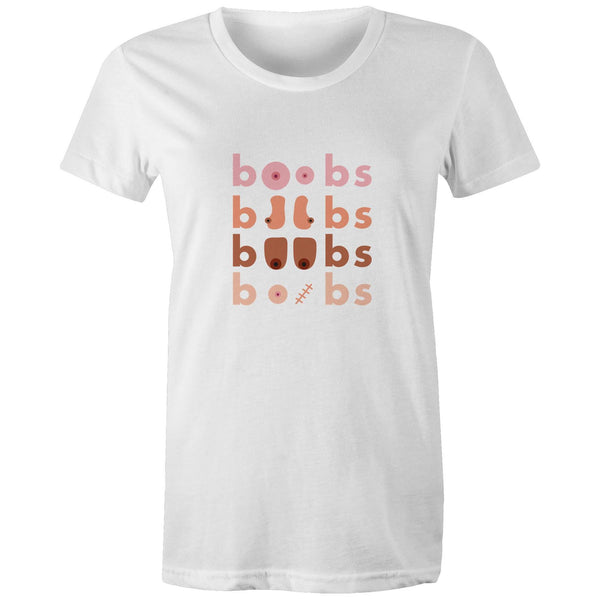 BOOBS BOOBS BOOBS BOOBS - WOMEN'S T-SHIRT