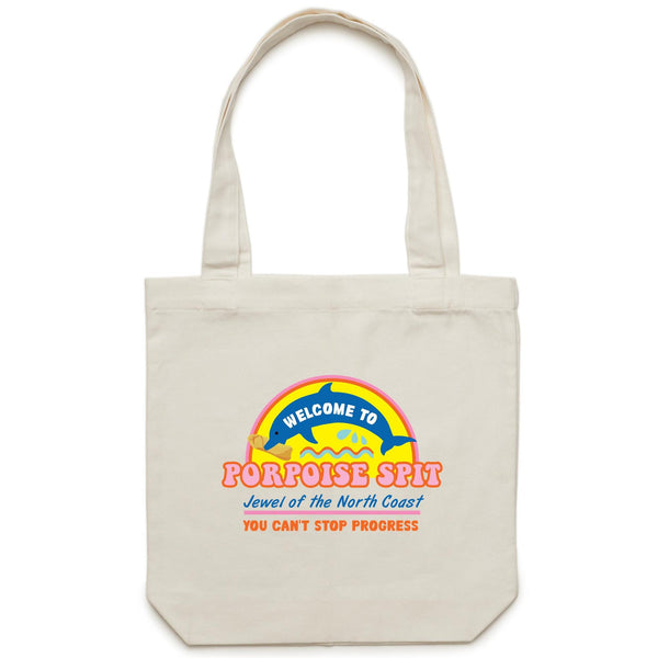 PORPOISE SPIT - Canvas Tote Bag