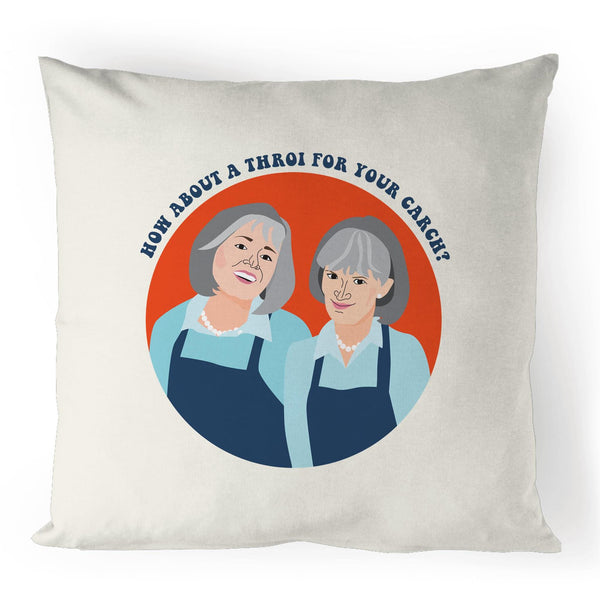 TRUDE AND PRUE - 100% Linen Cushion Cover
