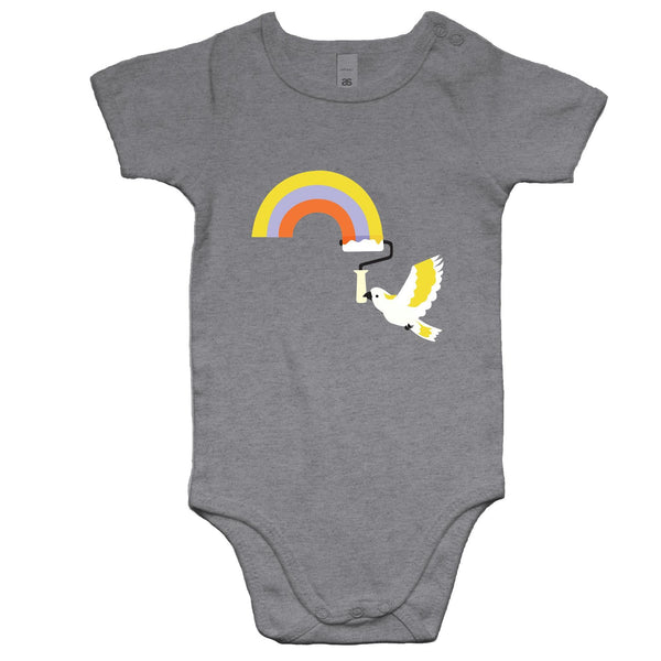 COCKATOO RAINBOW - Baby Onesie Romper