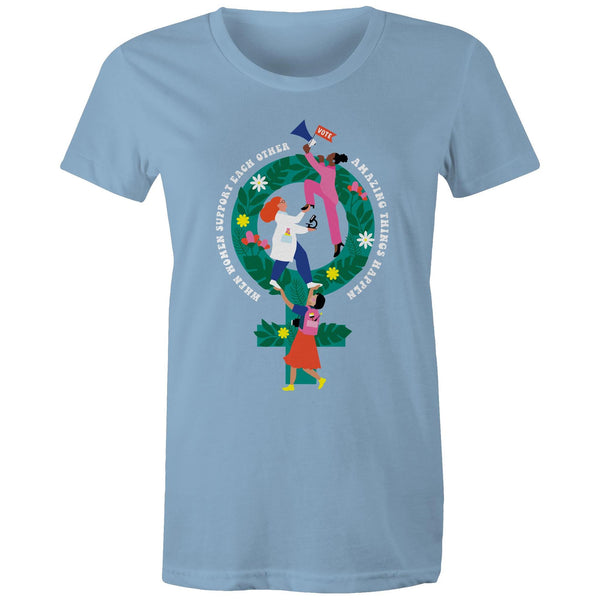 WOMEN SUPPORTING EACH OTHER - WOMEN'S TEE