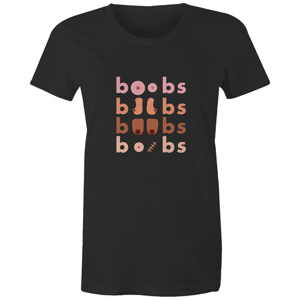 BOOBS BOOBS BOOBS BOOBS - WOMEN'S T-SHIRT